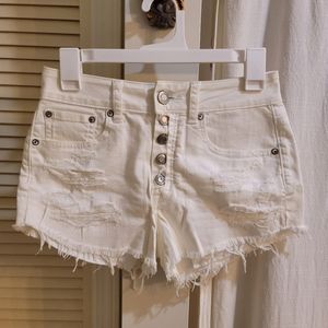 American Eagle hi rise festival shorts